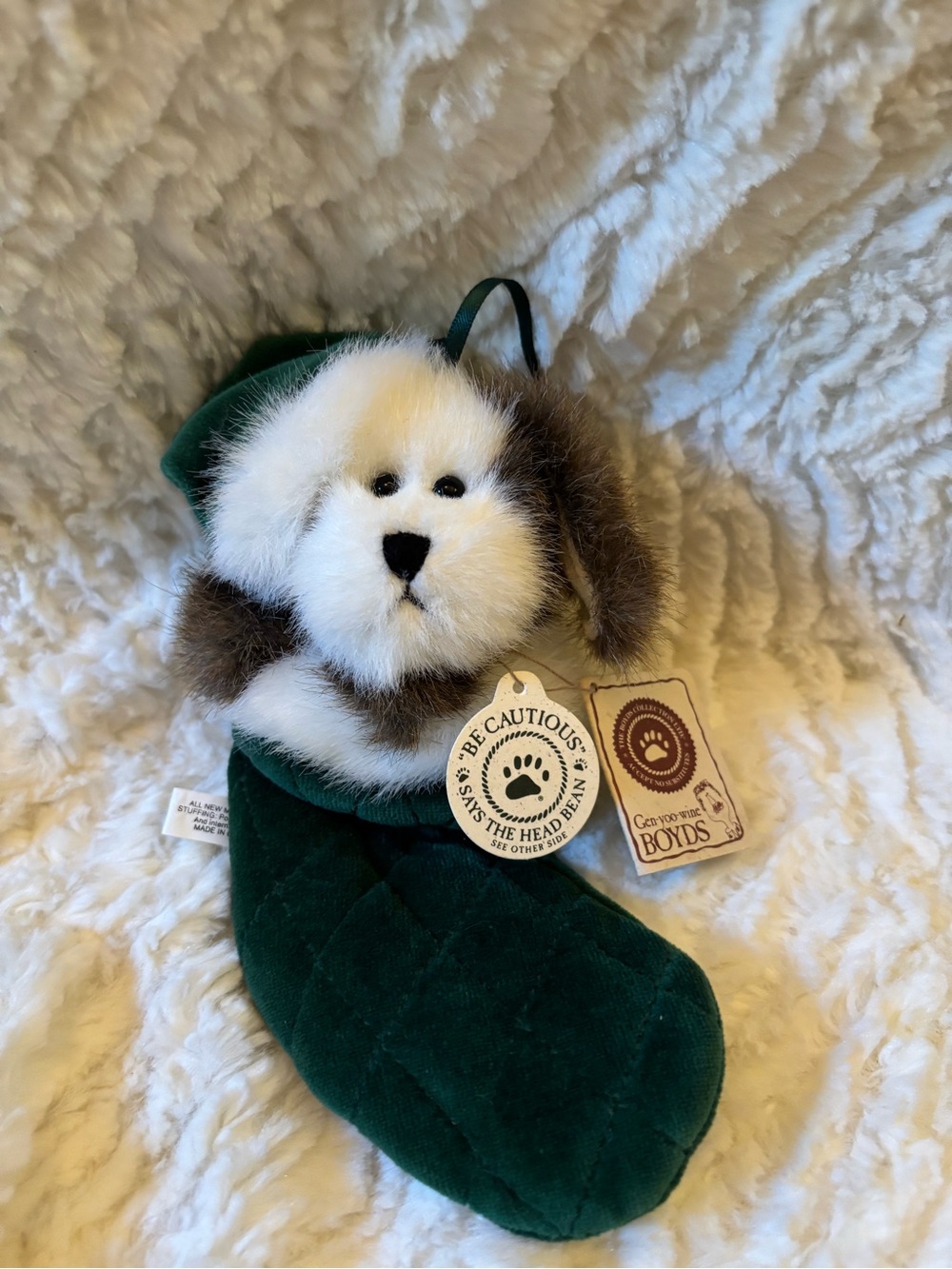 Plush Boyd’s Bear ornament